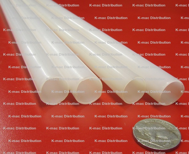 Nylon 6/6 Plastic Tubing, .375 to 2.00 Inch Outside Diameters